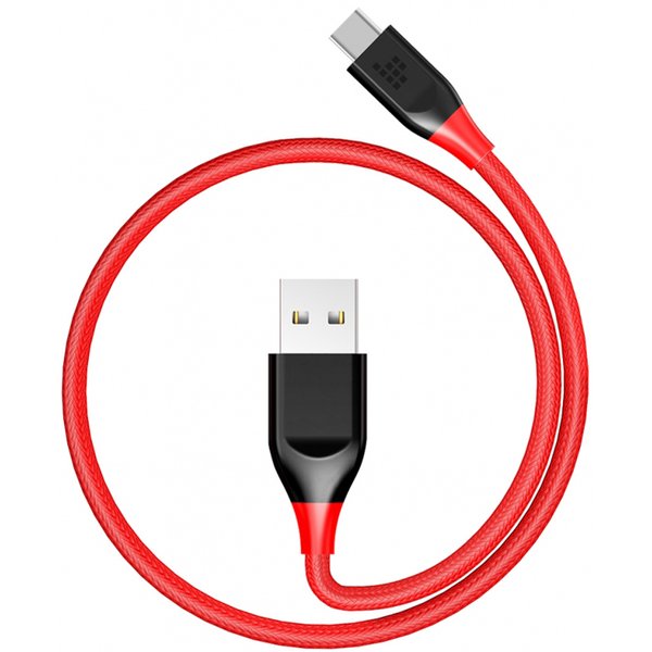 Кабель Tronsmart USB2.0-Type-C 1m ATC5 Nylon Cable Red